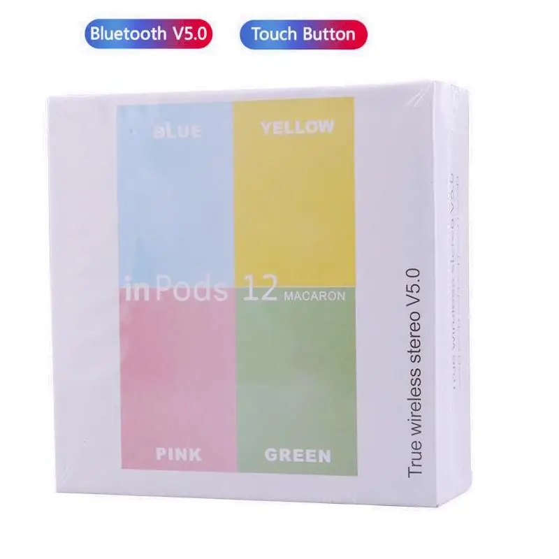 

New inpods 12 earphone Wireless Bluetooth 5.0 earphone headset For iPhone 11 Pro For Samsung Huawei Dropshipping