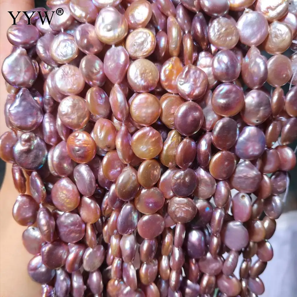 

Wholesale Cultured Baroque Freshwater Pearl Beads Natural DIY purple 11-12mm 14.96 Inch Jewelry Making DIY Necklace Bracelet