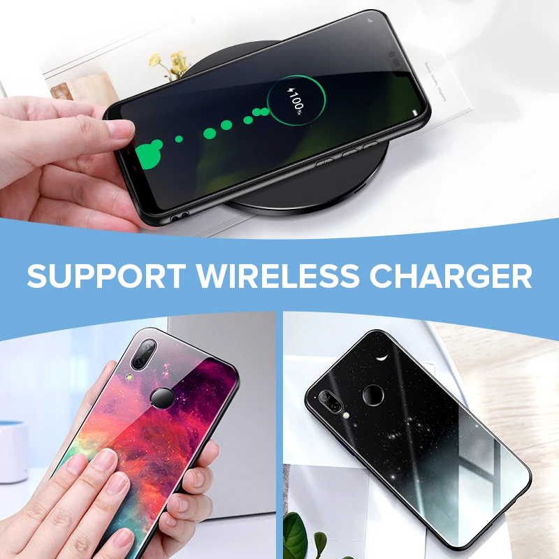 Чехол из закаленного стекла INIU чехол накладка мобильный телефон для Huawei P30 P20 P10 Mate