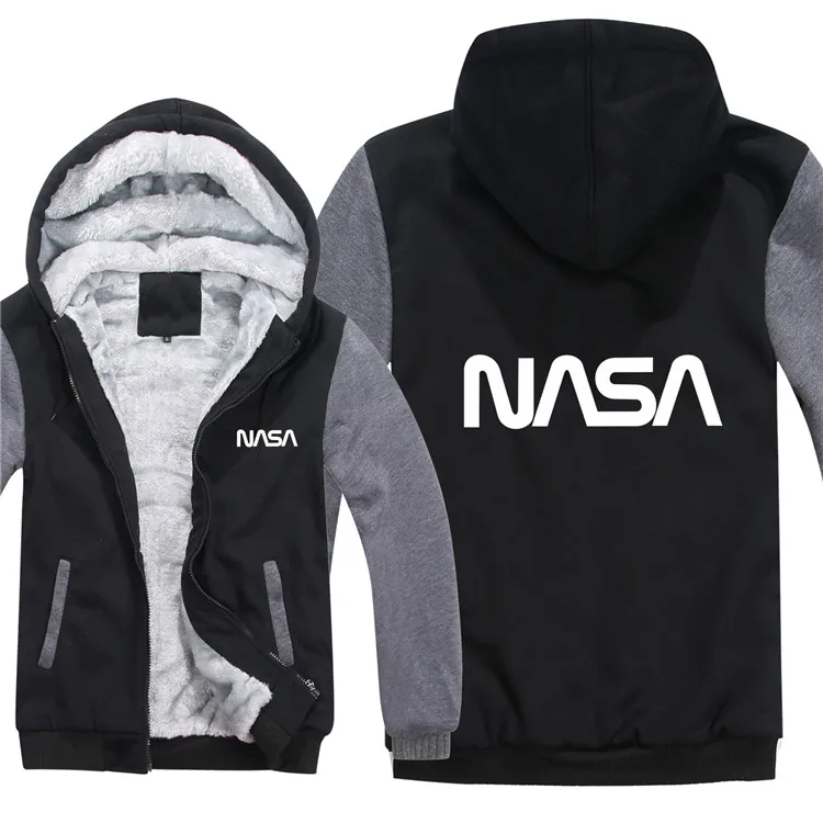 Space X толстовки мужские модные пальто пуловер шерстяной подклад куртки Space X толстовки с капюшоном HS-063