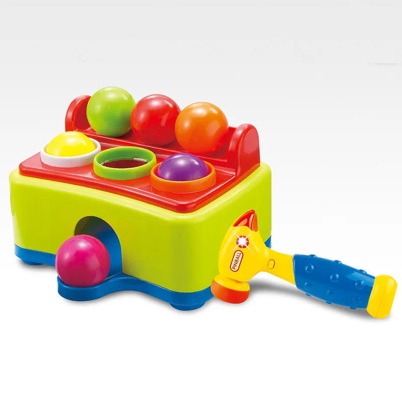 Hot Sales Hammer Table Ball Pounding yin le chui Ball Table Educational Toy