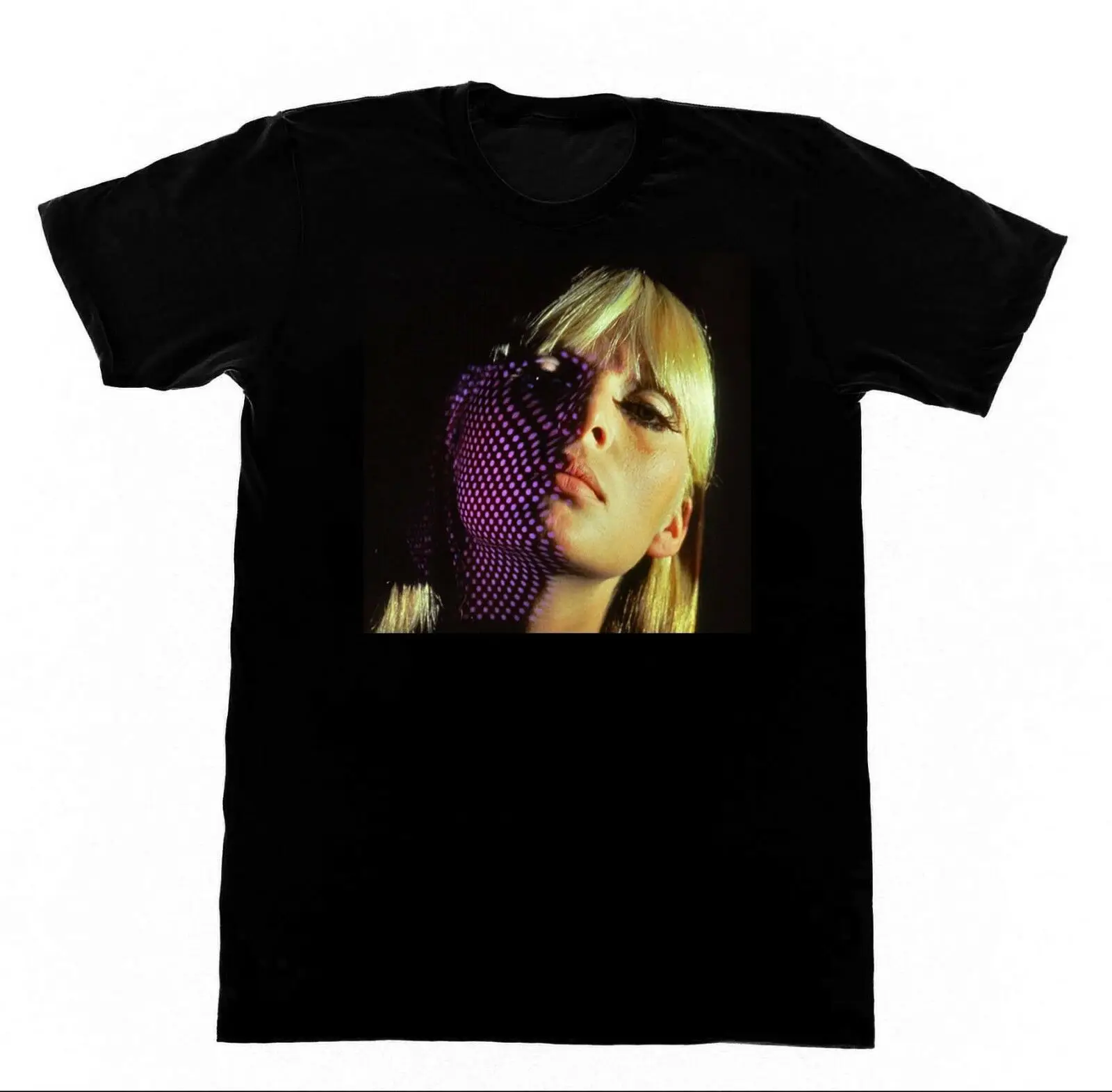 

Nico of The Velvet Underground Tshirt M82 Shirt And Warhol PhotographTops wholesale Tee custom Environtal printed Tshirt cheap w