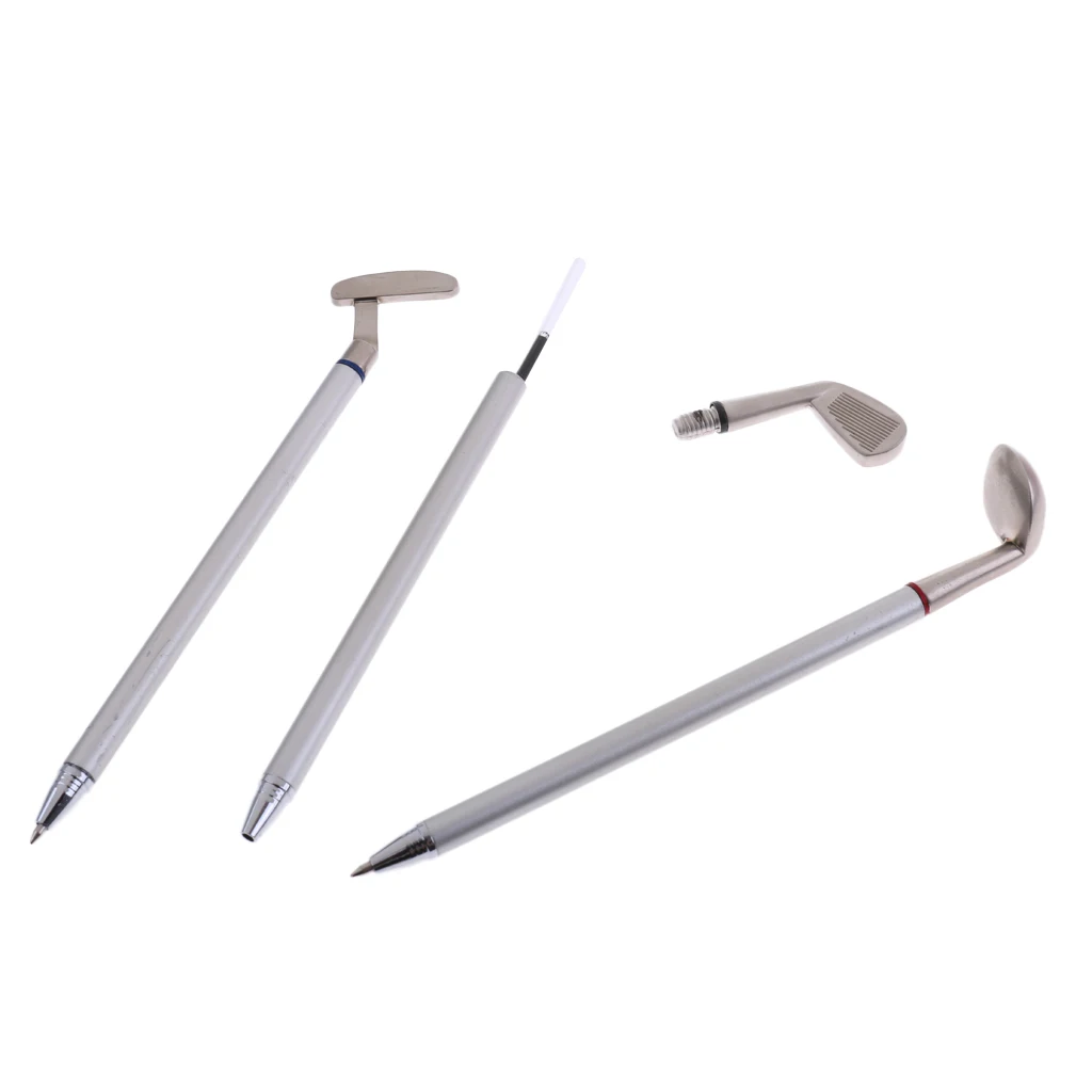 3Pcs Golf Club Pen Gel Ink Roller Ball Pens for Families, Friends, Classmate