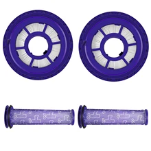 Aspirador de pó elemento filtro traseiro e tela de filtro frontal, prático acessório substituição para dyson dc41/dc65