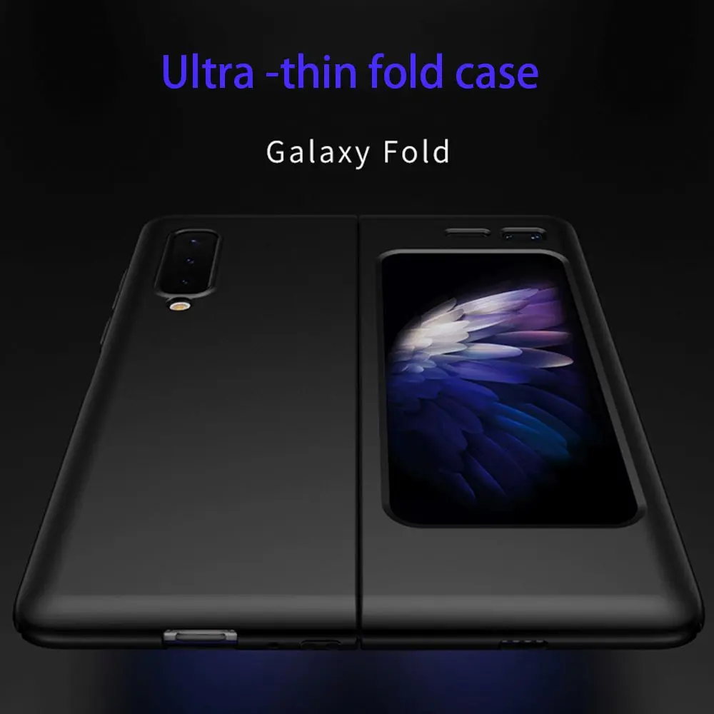 Wireless Charging Slim Matte PC Phone Case for Samsung Galaxy Fold (2019) Hybrid Hard Bumper Protective Cover | Мобильные телефоны