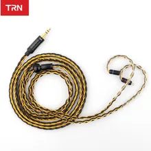 Лампа указателя наушники T1 цвета: золотистый, серебристый смешанные покрытием обновления кабель 8 сердечника кабеля наушников провода для V90 V80 V60 V30 V20 V10 C10 ZST T2 S2 BQ3 № 3