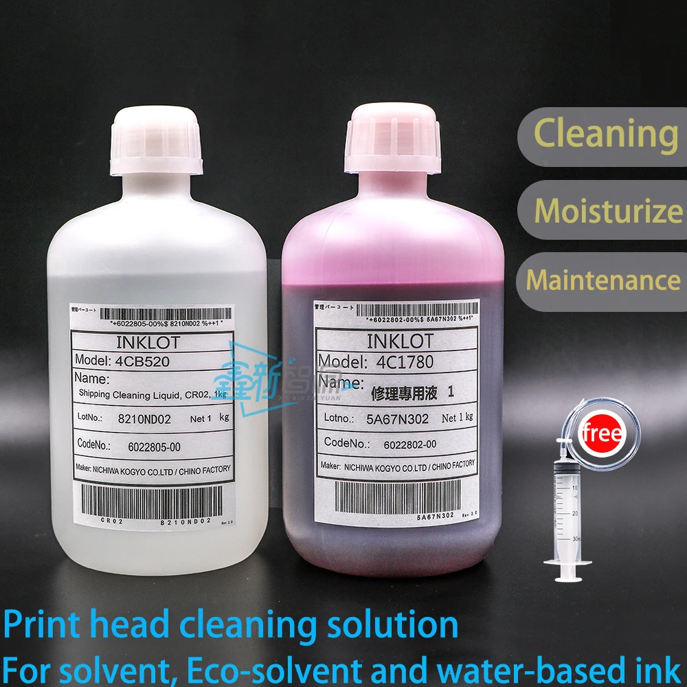 Wide Format Printer Printhead Cleaning Solution for EPSON DX5 DX7 XP600
