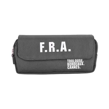 

Large Capacity Pencil Cases Canvas Pen Pouch Durable Stationary Organizer Bag with Double Zippers for Pens Pencils