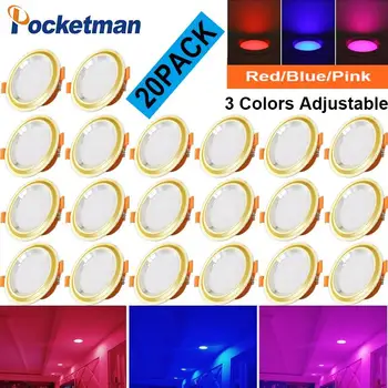 

Led Downlight Embedded Three Colours Changing Ceiling Lamp for Living Room Aisle Home Lighting Ceiling Light Down Light