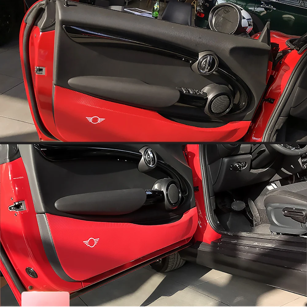 Углеродное волокно автомобильная внутренняя дверная панель защита от ударов