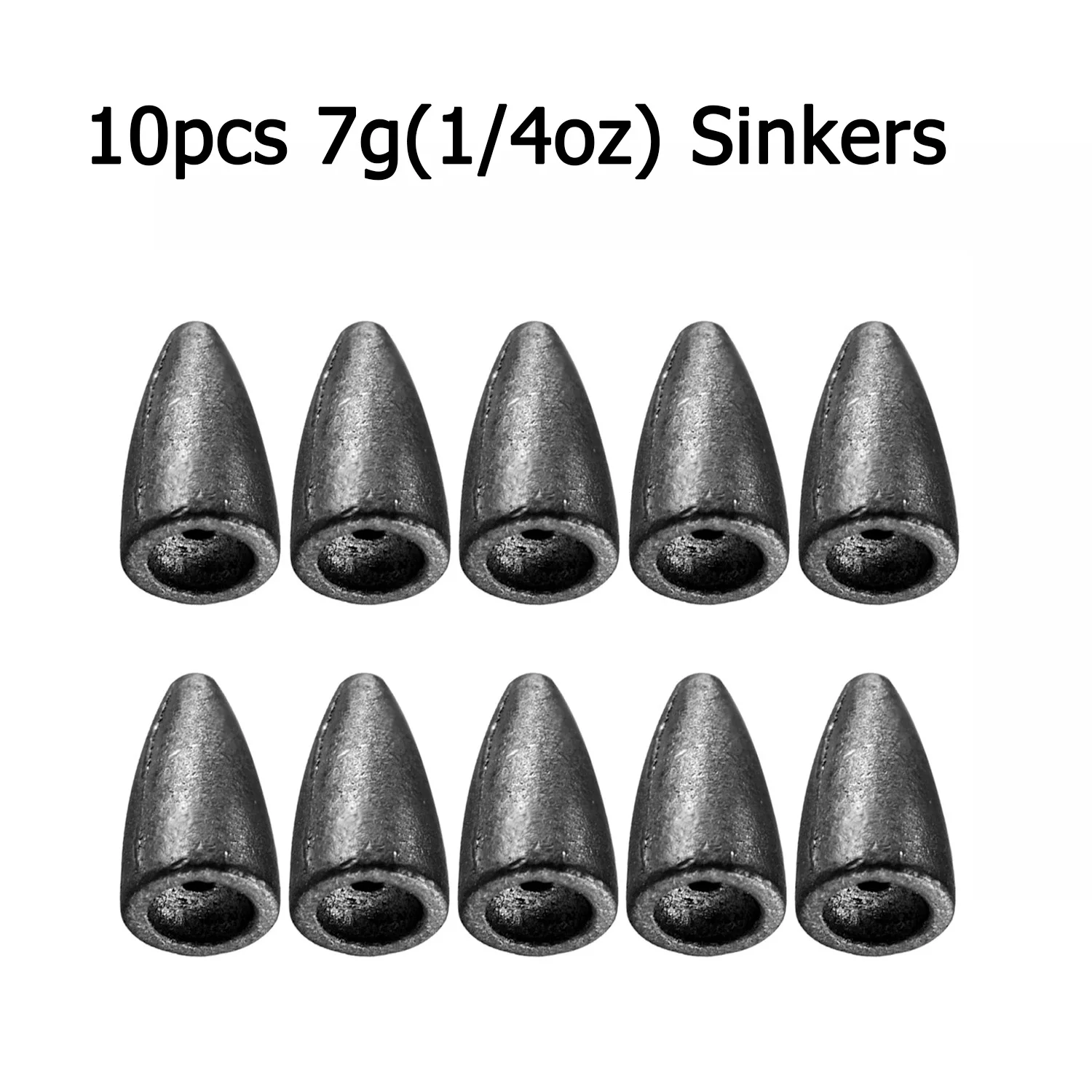 Copper Bullet Weights Fishing Sinkers