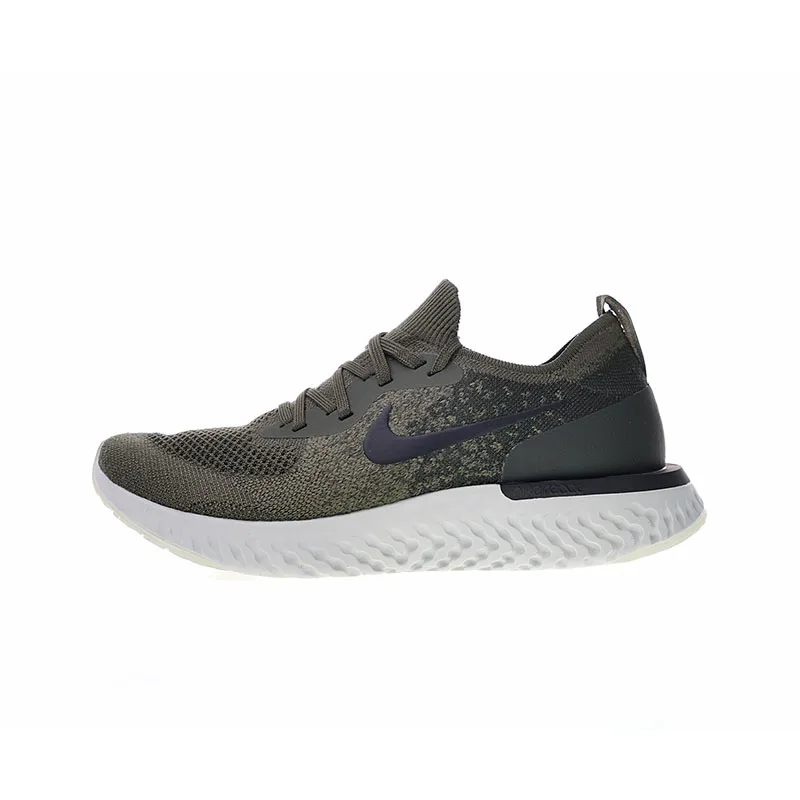 AQ0067-300 Аутентичные мужские кроссовки от Nike Epic React Flyknit, модные легкие удобные кроссовки для бега, амортизирующие, износостойкие, противоскользящие, AQ0067 - Цвет: AQ0067-300