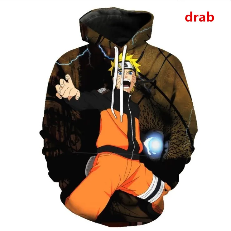 Vogue Nice 3D Sweatshirts Men Hoodies With Hat Hip Hop Hoodie Sweatshirt Hooded Coat Men Cartoon Printed Hoodie Men Clothing