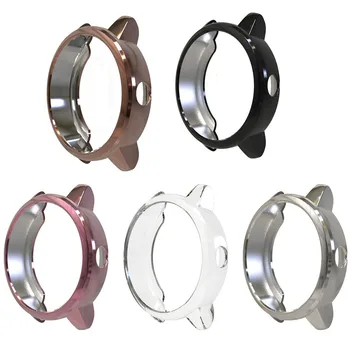 

For Garmin Vivoactive3 Watch Case Flexible TPU Electroplating Anti-Drop Shockproof Watch Protective Cover