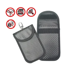 Автомобильный брелок Faraday, защитный чехол для кредитных карт, RFID, защита сигнала, анти-сканирование, чехол для защиты конфиденциальности, BAG1044