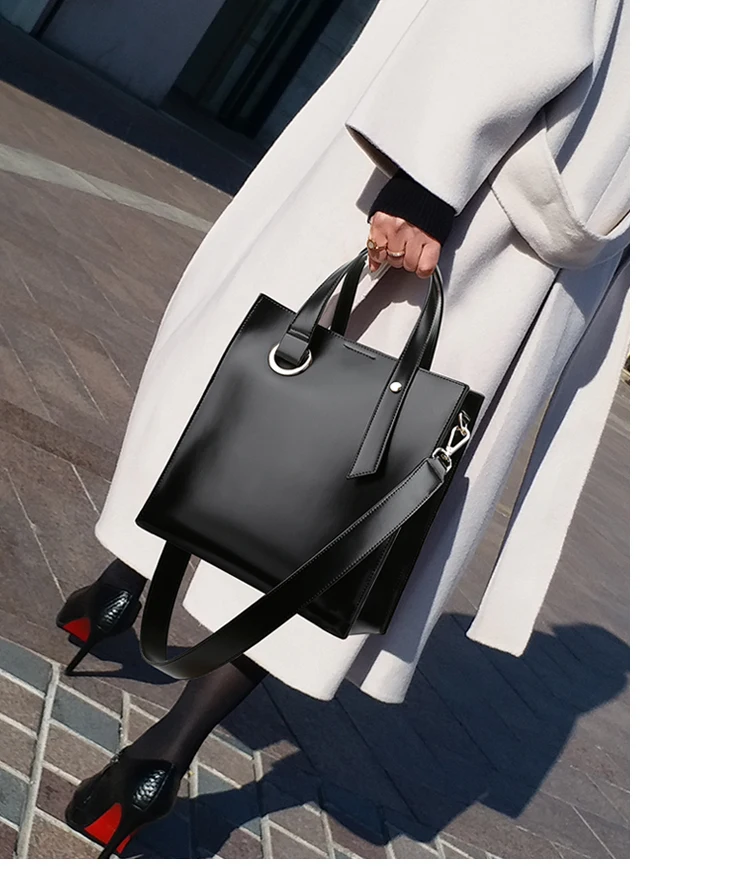 Luxury Women Leather women Handbags Female Shoulder bag designer Luxury Lady Tote Large Capacity shoulder Messenger bag