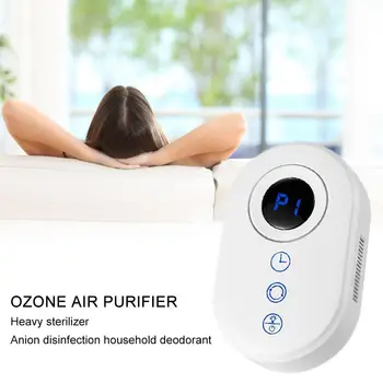 

Mini Ozone Generator Air Purifier Sterilizer Negative Ion Disinfection Toilet Bacterial Odor Removal Home Bathroom Deodorizer