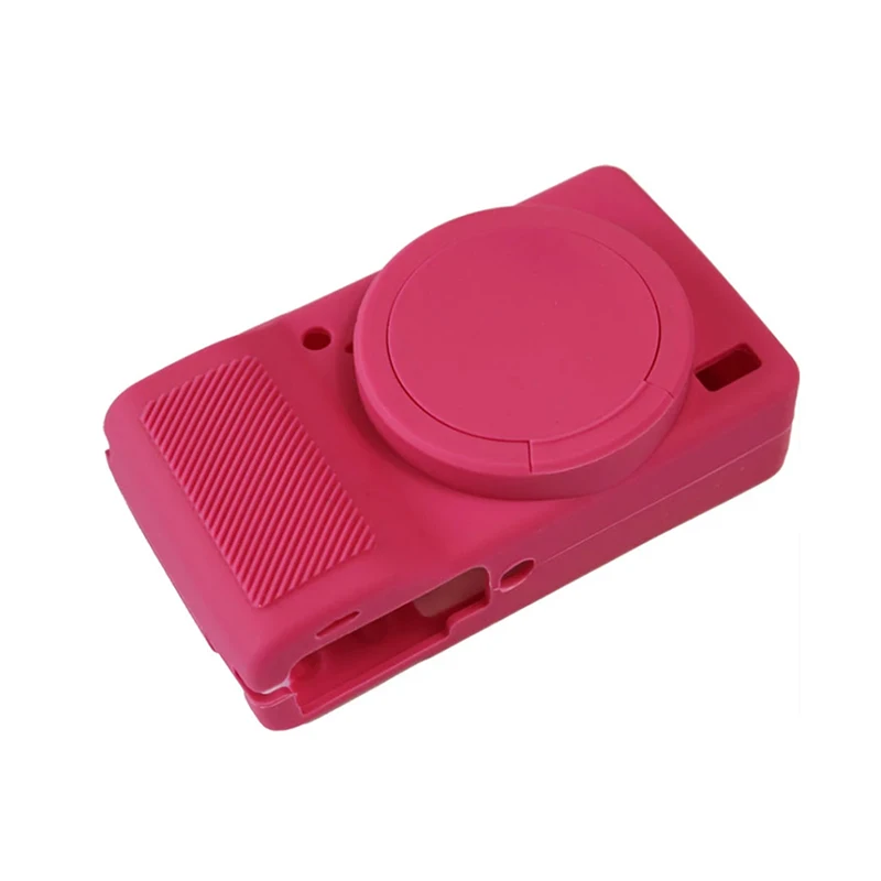 Rose Мягкий силиконовый резиновый чехол для камеры RICHO GRIII ricoh griii gr3 защитный чехол-сумка для телефона - Цвет: Rose