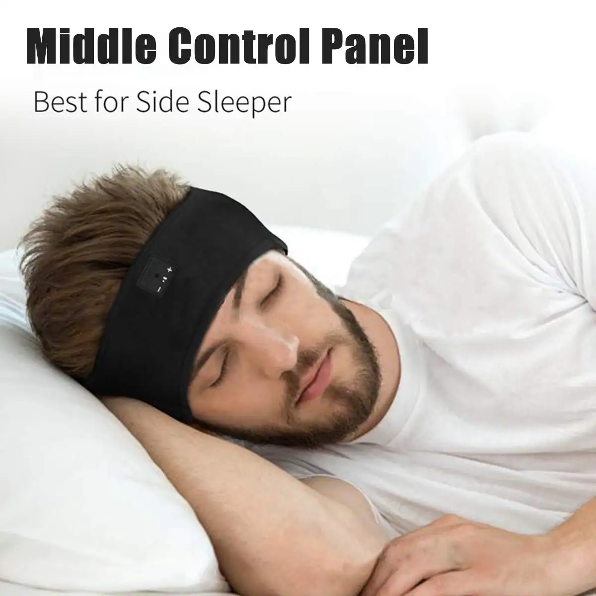 5 0 bluetooth Sport Headband Earphone Sleep Mask Sport Head band Soft Headphone Sleeping Headwear Headset For Listenting Music