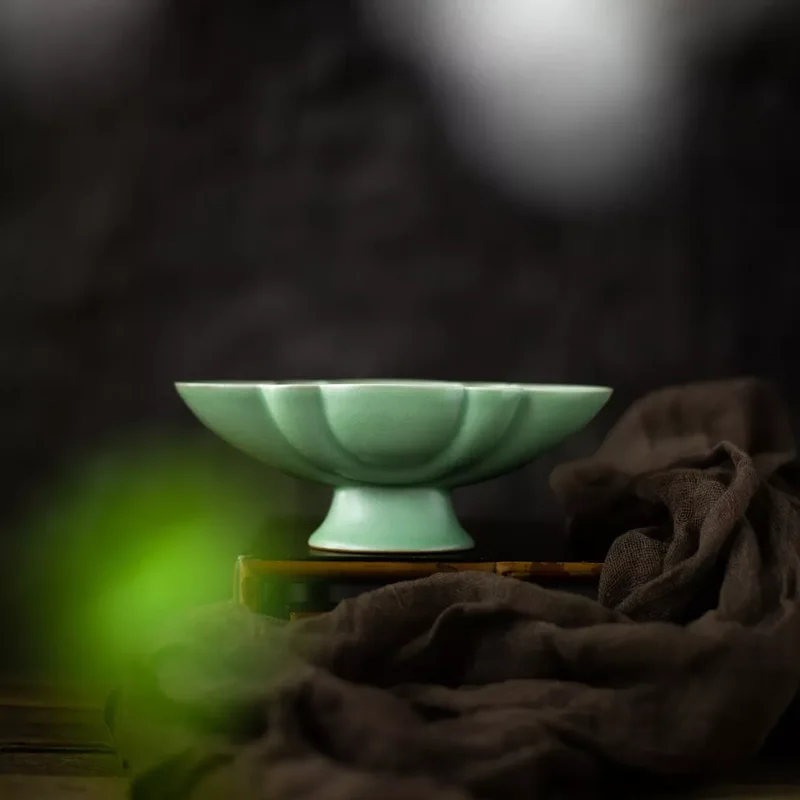 Китайский чай династия песен Ying Qing(Celadon) кунгфу чайные чашки лодка стиль керамическая чашка пуэр
