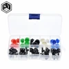 25PCS Tactile Push Button Switch Momentary 12*12*7.3MM Micro switch button + 25PCS Tact Cap(5 colors) for Arduino Switch ► Photo 1/5