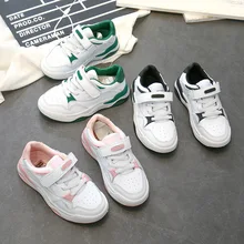 Детская обувь; обувь для мальчиков; повседневные Детские кроссовки; кожаные спортивные модные детские кроссовки для мальчиков; белая спортивная обувь