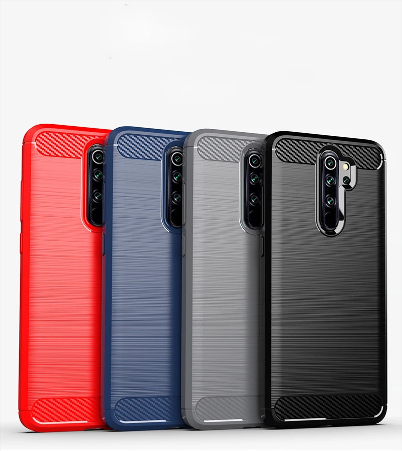 For Xiaomi Redmi 8A Cell Phone Cases Manufacturer Soft TPU Carbon Fiber Case for Note8 Pro Cover | Мобильные телефоны и