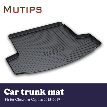 

Mutips 1Set Car Cargo rear trunk mat For Chevrolet Captiva 2013 2014 2015 2016 2017 2018 2019 Waterproof carpet Anti-slip mat