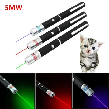 

5MW LED Laser Pet Cat Toy Red Dot Laser Light Toy Laser Sight 530Nm 405Nm 650Nm Pointer Laser Pen Interactive Toy with Cat