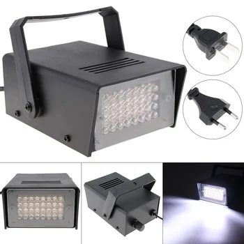 

8W 100-240V 32 LEDs Mini Strobe Light Voice Control Stage Effect Light for Party / Bar / KTV / Concert / Celebration
