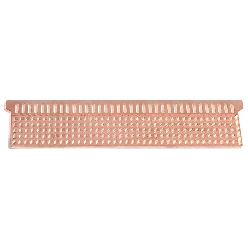 PC ram кулер медный настольный компьютер памяти радиатор для DDR2 131x27x1,5/2 мм
