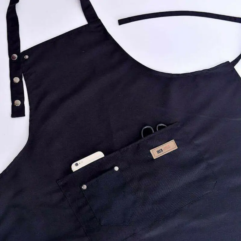 Women Men Apron Waterproof Kitchen Chef Butcher BBQ Cooking Baking Catering Aprons