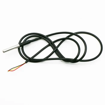 

5 Pcs (1 Meter long/Pcs) Stainless Steel Package Temperature Sensor Incubator Accessories Waterproof Temperature Probe DS18b20