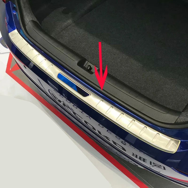 Для Honda Accord Хромовая Серебряная сталь Автомобильный багажник внутренний и наружный задний бампер педаль пластина панель Крышка автомобиля Стайлинг