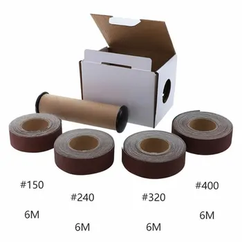 

4Pcs/Set Emery Cloth Roll Soft Sand Cloth Dry Grinding Glass Sanding Paper Durable Professional grinding and polishing