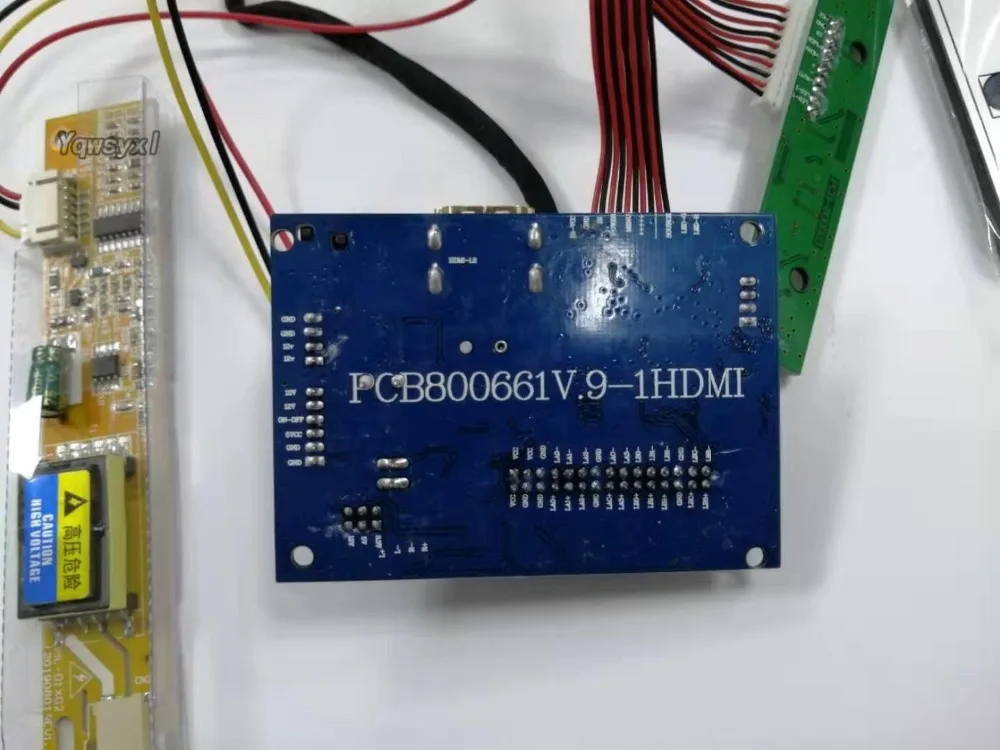 Yqwsyxl HDMI пульт дистанционного управления с ЖК-дисплеем плата драйвера для 15,4 дюймов 1280x800 B154EW01 LP154WX3 N154I2 B154EW08 PCB800661V. 9