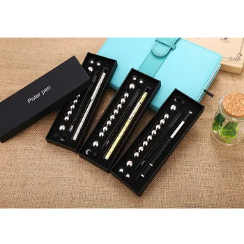 

Metal Pen spinning focus Magic Magnetic Ballpoint pen stylo pennen boligrafos kugelschreiber canetas penna kalem pens