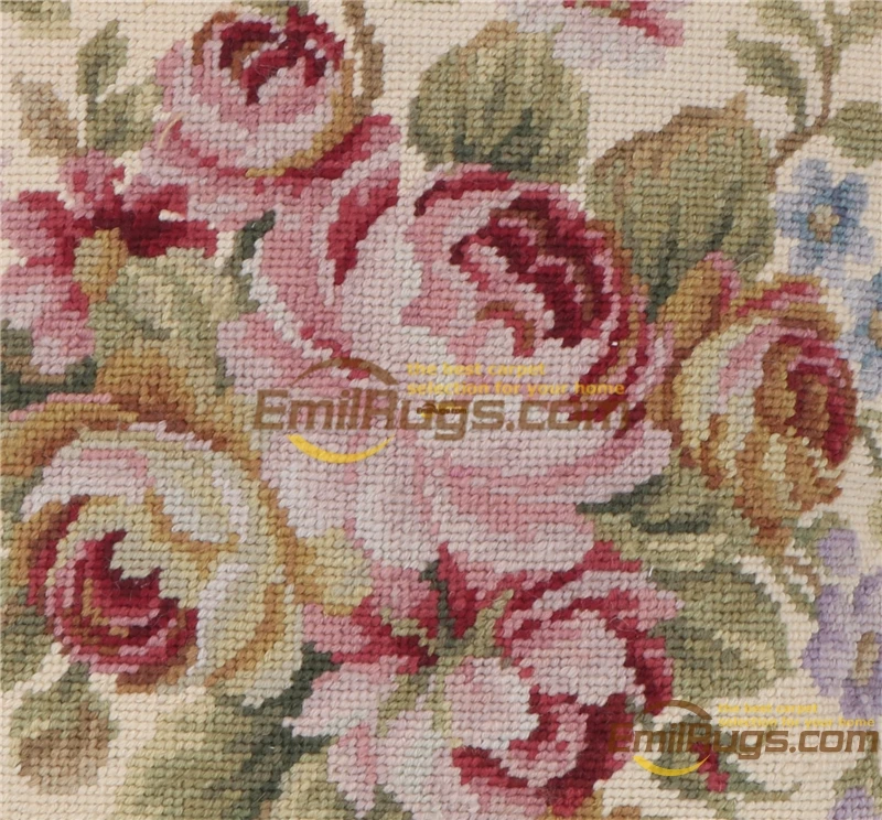 Needlepoint woolenen Decorative Couch Throw Interior Decoration Cushion Square woolen Aubussion Square Cushion Cover