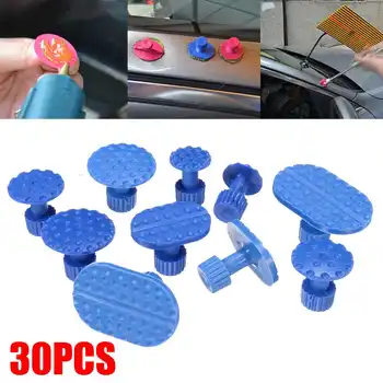 

30PCS Car Dent Puller Car Paintless Dent Removal Repair Hail Kits Pulling Tabs for Auto Body Repair Tool Puller Tabs Accessories