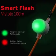 Мини светодиодный фонарь Автоматическая Индукционная Ночная Рыбалка Сигнализация с батарейным стержнем наконечник Карп автоматическое определение сигнал укуса безопасность на дороге, светильник