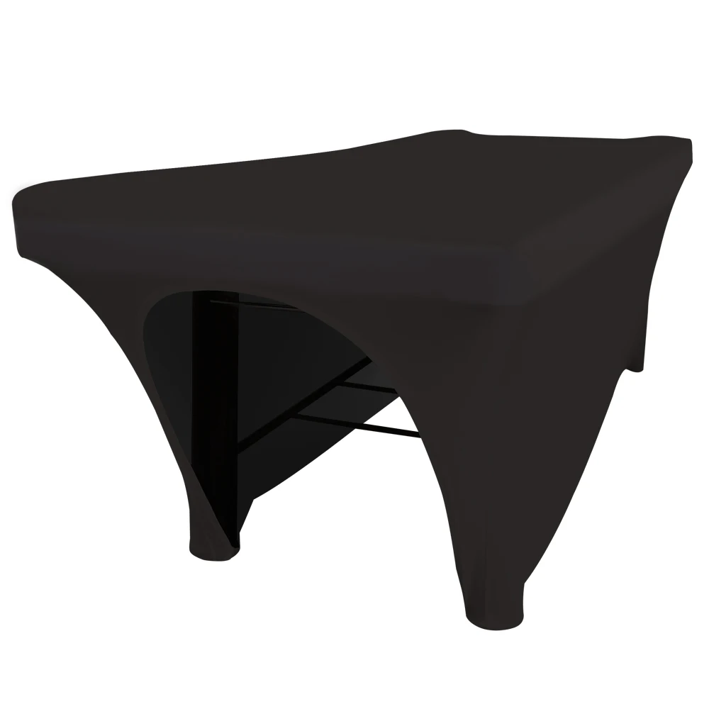 Профессиональный спа для массажной кровати стол покрытие простыни с отверстием белый черный 1 шт. принимаем индивидуальный логотип - Цвет: Black