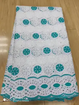 

Swiss Voile Lace Fabric For Women Dubai Fabric 100%Cotton Swiss Voile Lace In Switzerland 2020 High Quality Dry Lace 5yards