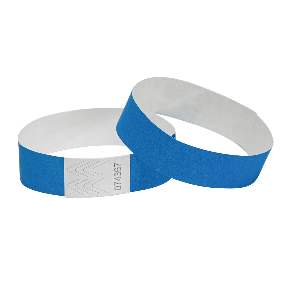Navy Blue Over 21  TYVEK Wristbands 500 in a pack 