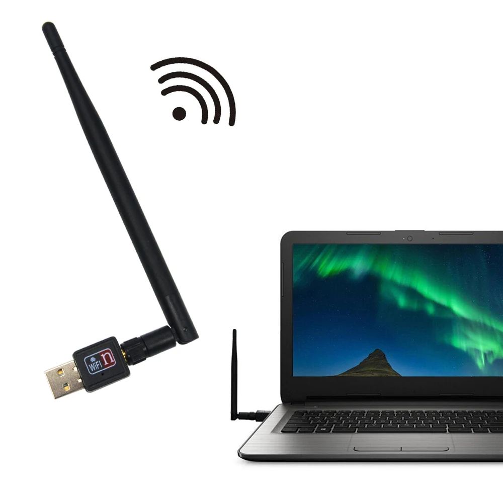 Wi fi адаптер VONETS 5 дБ wi антенна 150 Мбит/с Lan беспроводная сетевая карта портативный