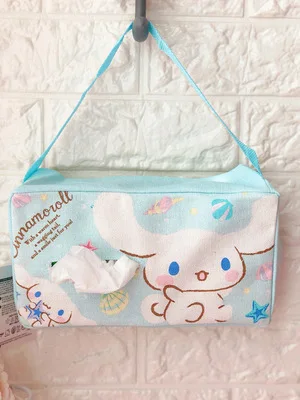 see chart IVYYE Melody Stitch Kuromi Аниме Плюшевые коробки для салфеток домашний бумажный чехол украшение держатель для салфеток автомобильный карман коробка унисекс для девочек Новинка - Цвет: see chart