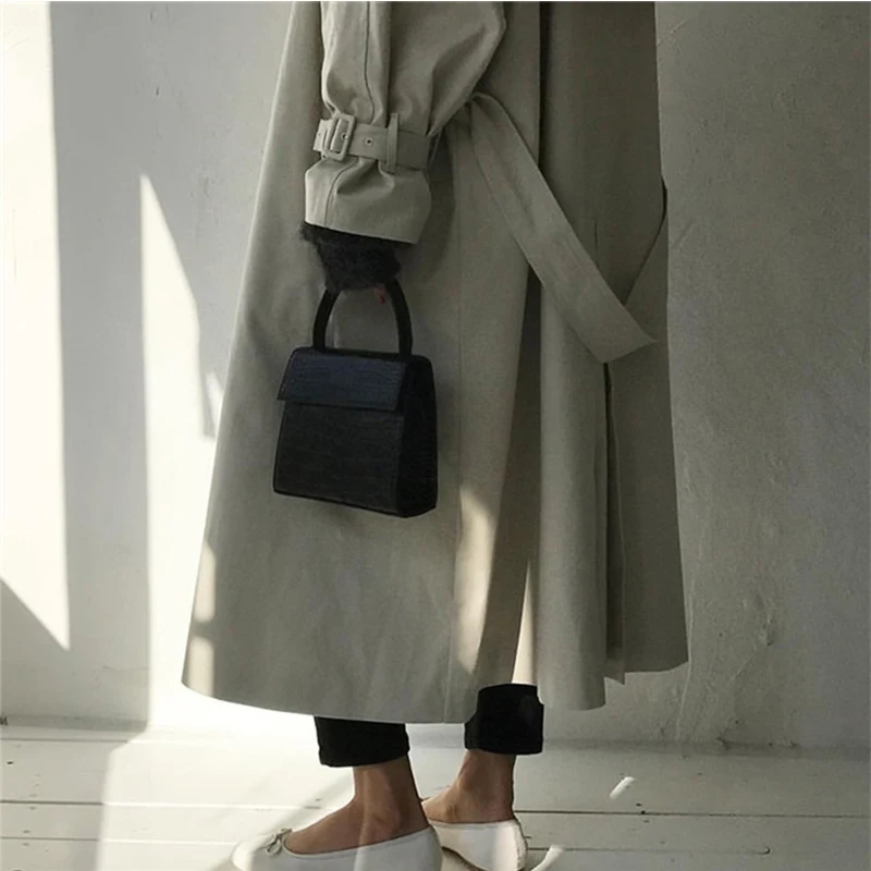 

Luxury Alligator Leather Handbags Women Vintage Crocodile Pattern Totes Crossbody Bags High Quality Soild Shoulder Bags Purses