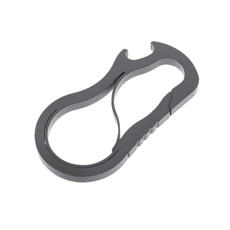 

EDC Tool Bottle Opener Carabiner Outdoor Keychain Fast Hanging Buckle Metal Hook