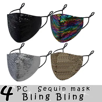 

4PC Cloth Face Mask Washable Mouth Mask Reusable Face Shield Breathable Face Shield Windproof mondmaskers Mascherine lavabili