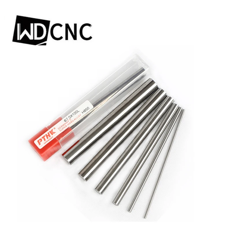 HRC65 solid carbide rods high hardness TUNGSTEN Round Rod 2mm 20mm