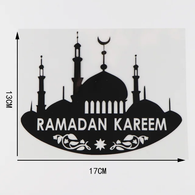 Yjzt 17x13cm Islam Ramadan Kareem Vinyl Decal Car Sticker Funny Cartoon  Pattern Black/silver 4c-0098 - Car Stickers - AliExpress